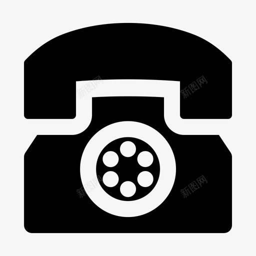 电话经典电话联系方式图标svg_新图网 https://ixintu.com 电话 电话号码 简历 经典 联系方式