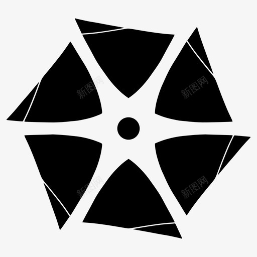 抽象的花抽象的花圆形创意图标svg_新图网 https://ixintu.com 创意 圆形 抽象 曼荼 花集 螺旋 设计