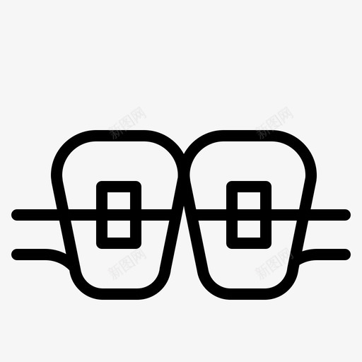 下牙护理牙科图标svg_新图网 https://ixintu.com 下牙 护理 牙科 牙齿 诊所