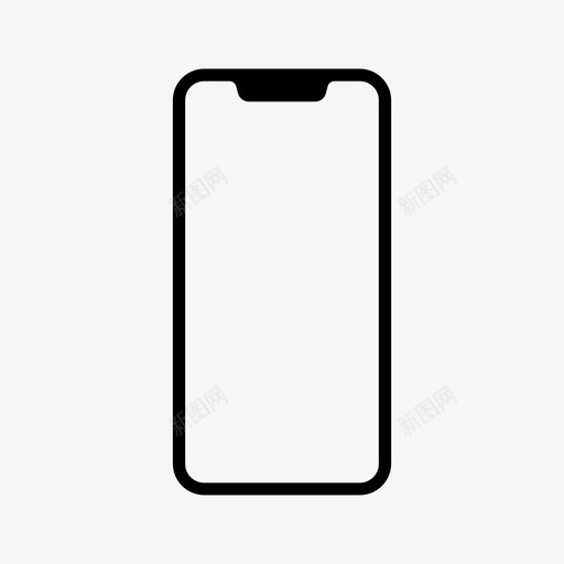 iphone通话设备图标svg_新图网 https://ixintu.com iphone 屏幕 手机 智能 设备 通话