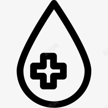 血液捐献者健康图标图标