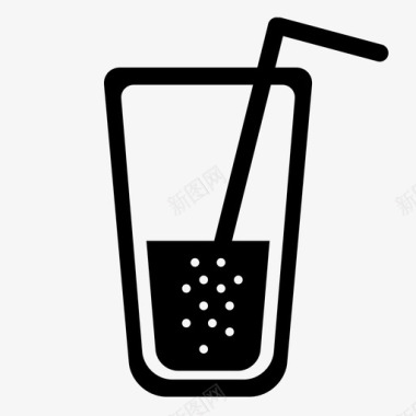 苏打水咖啡饮料图标图标