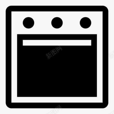 烤箱厨房炉灶厨房用具图标图标