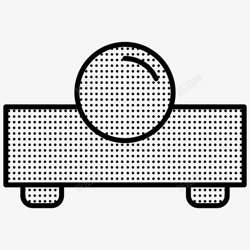 投影投影仪幻灯片图标svg_新图网 https://ixintu.com 幻灯片 投影 投影仪 设备