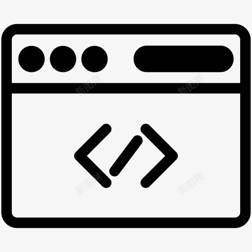 windows代码浏览器internet图标svg_新图网 https://ixintu.com internet web windows windows1 代码 浏览器