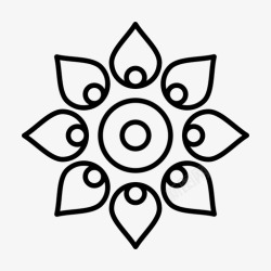 庆祝排灯节庆祝装饰排灯节图标高清图片