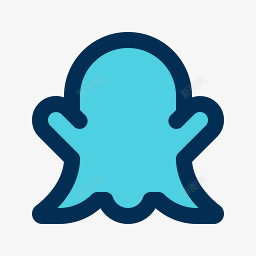 Snapchat社交媒体颜色1线性颜色图标svg_新图网 https://ixintu.com Snapchat 媒体 社交 线性 颜色