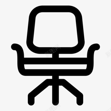办公椅内饰座椅图标图标