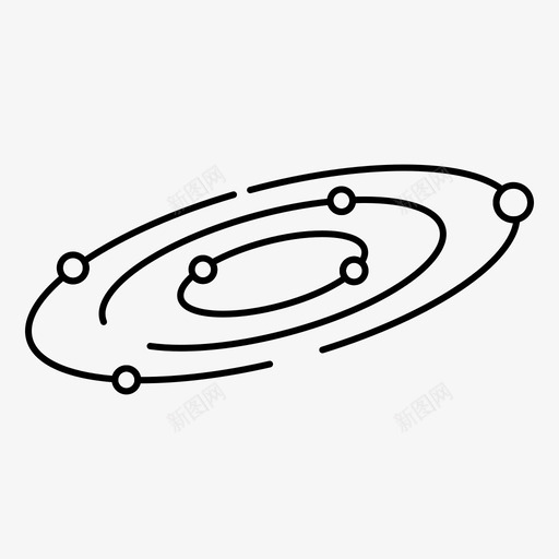 星系天文学行星图标svg_新图网 https://ixintu.com 2月 v4 天文学 宇宙 收集 星系 界面 系统 网络 行星