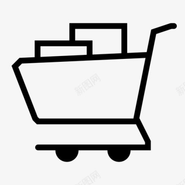 购物车购买商业图标图标