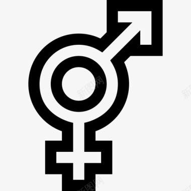 性别神秘的19岁直系图标图标