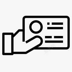 名片公司名片公司4直系图标高清图片