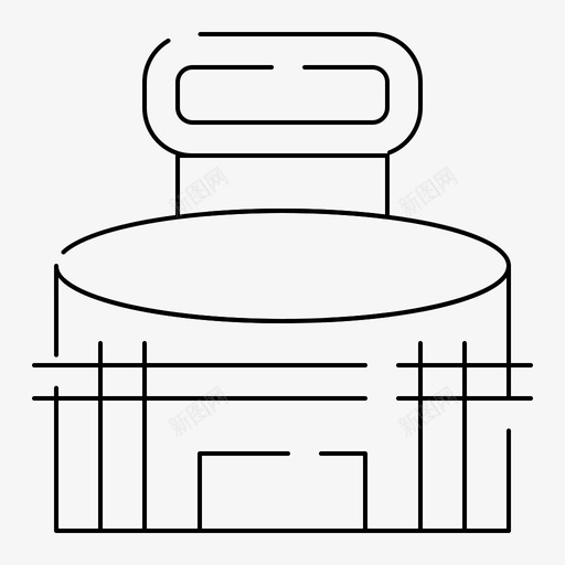 建筑外部游戏图标svg_新图网 https://ixintu.com 中庭 体育 体育场 外部 建筑 游戏 虚线 训练 运动 运动中