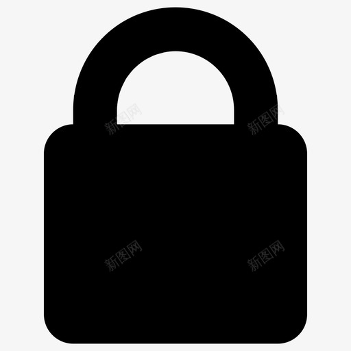 锁锁垫衬垫锁图标svg_新图网 https://ixintu.com 概述 衬垫 锁垫