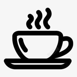 混合咖啡咖啡杯早餐饮料图标高清图片