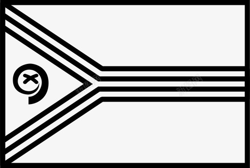 瓦努阿图国旗国家世界图标图标