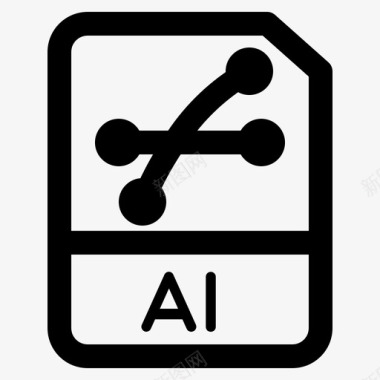 人工智能文件文件夹图标图标