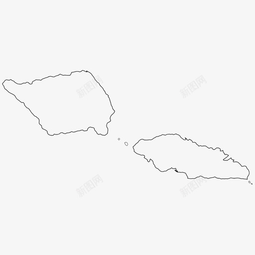 萨摩亚边界国家图标svg_新图网 https://ixintu.com 世界 国家 大纲 萨摩亚 边界