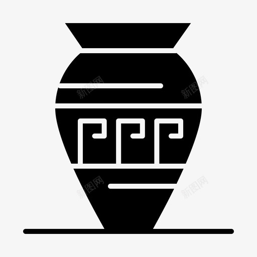 双耳瓶古瓶表情符号图标svg_新图网 https://ixintu.com 双耳 希腊 独立日 瓶古瓶 符号 表情 铭文