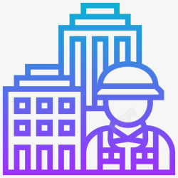 路桥施工员建筑施工员1坡度图标高清图片