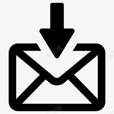 接收电子邮件信封图标图标