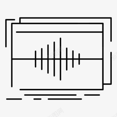 音频频率赫兹图标图标