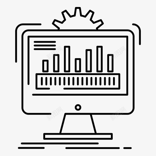 仪表板管理计算机图标svg_新图网 https://ixintu.com 仪表板 处理 界面 监视 监视器 管理 计算机