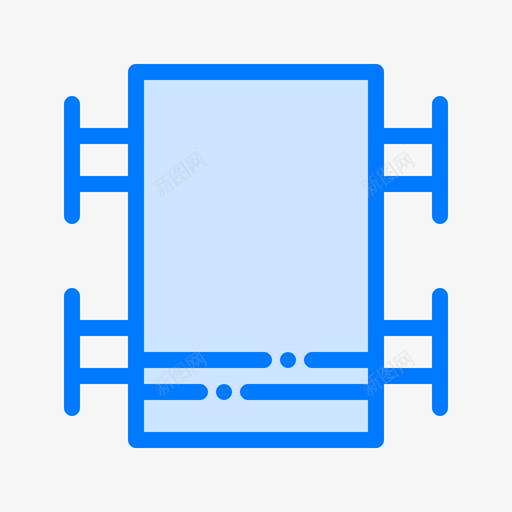 机架浴室52蓝色图标svg_新图网 https://ixintu.com 机架 浴室 蓝色