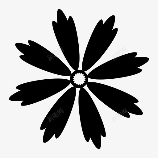 花美丽开花图标svg_新图网 https://ixintu.com 华丽 开花 美丽 花园