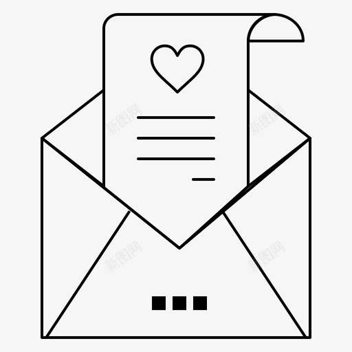 邮件信件情书图标svg_新图网 https://ixintu.com 2月 v4 信件 情书 收集 求婚 界面 结婚 网页 邮件