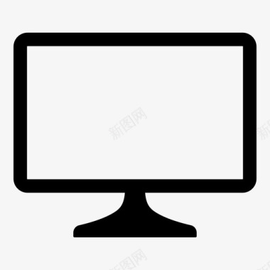 桌面显示器液晶显示器图标图标