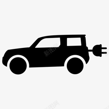 电动汽车电燃料图标图标