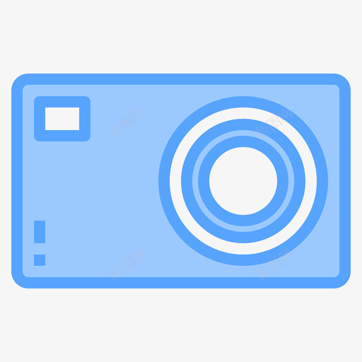 小型摄像机摄影102蓝色图标svg_新图网 https://ixintu.com 小型 摄像机 摄影 蓝色