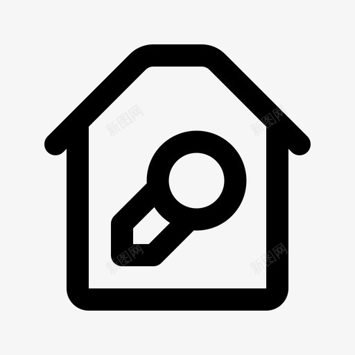 住宅房地产193直系图标svg_新图网 https://ixintu.com 住宅 房地产 直系