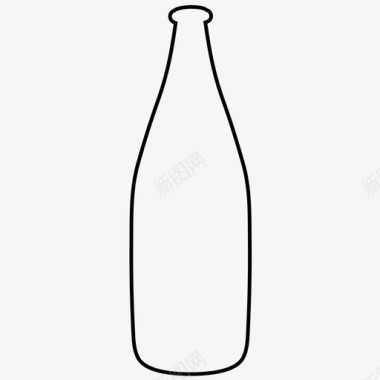 瓶子饮料玻璃瓶图标图标
