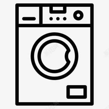 洗衣机家用电器17概述图标图标