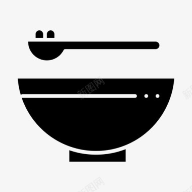 碗食物厨房图标图标