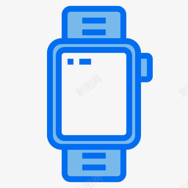 智能手表gadget21蓝色图标图标