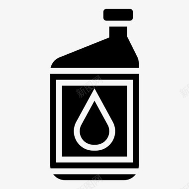 发动机机油瓶子化学品图标图标