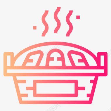 烧烤泰国菜1梯度图标图标