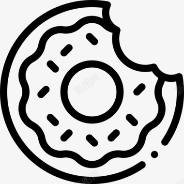 甜甜圈警察图标图标