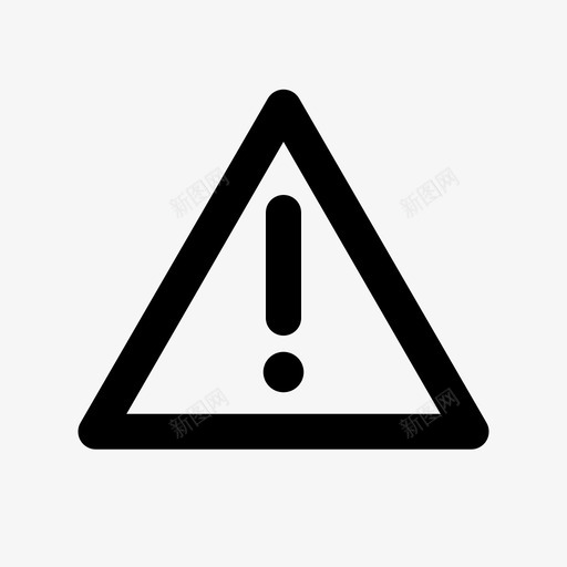 警告三角感叹号指示器图标svg_新图网 https://ixintu.com 三角 仪表板 叹号 感叹 指示器 汽车 警告 轮胎 问题
