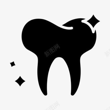 牙科护理牙科36字形图标图标