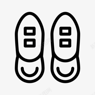 保龄球鞋6直线型图标图标