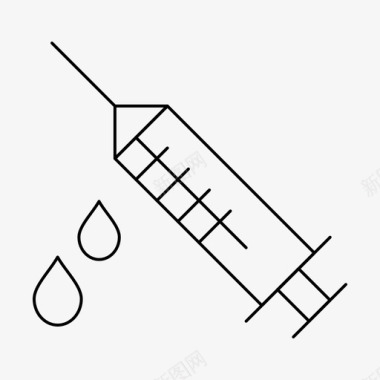 毒品药物注射图标图标