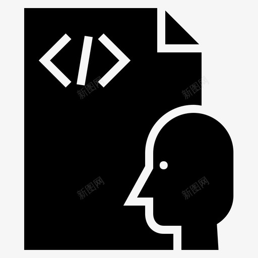 网络开发者编码程序员图标svg_新图网 https://ixintu.com 开发者 程序员 编码 编程 网络 网络编程
