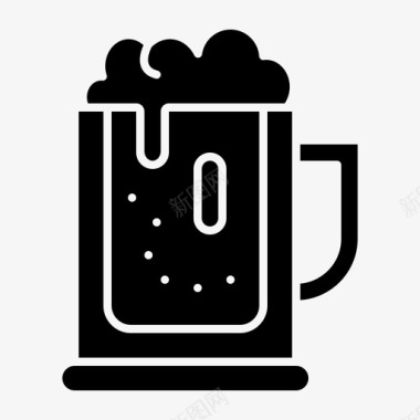 酒会啤酒庆祝图标图标