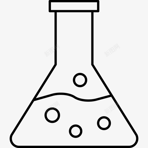 烧瓶烧杯实验室图标svg_新图网 https://ixintu.com 图标 学校 实验室 教育 液体 烧杯 烧瓶 科学 线图