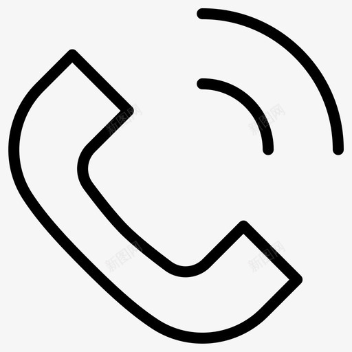 通话通讯拨号图标svg_新图网 https://ixintu.com 手机 拨号 日历 电话 通讯 通话