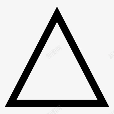 锐化工具三角形图标图标